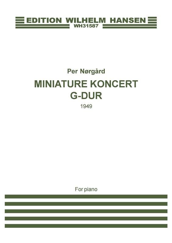 Miniature Koncert G-Dur